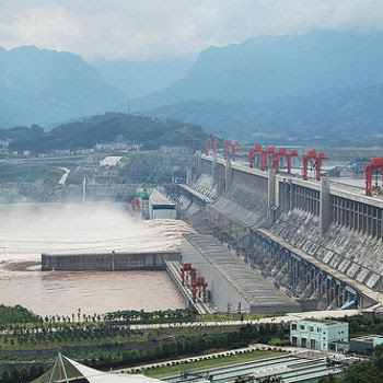 Le barrage des trois gorges en Chine