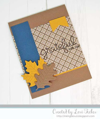 Grateful for You card-designed by Lori Tecler/Inking Aloud-stamps and dies from Lawn Fawn