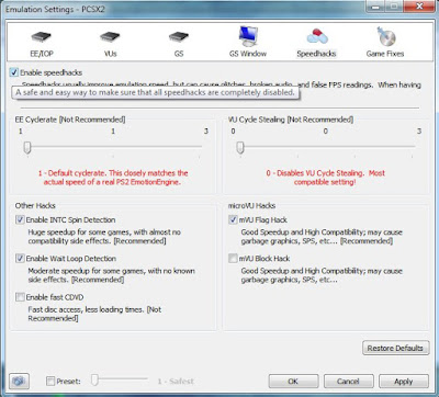 Cara Setting Emulator Playstation 2 (PS-2) PCSX2