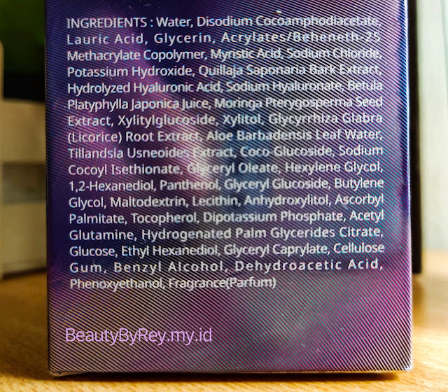 Ingredients AHC Hyaluronic Cleansing Foam