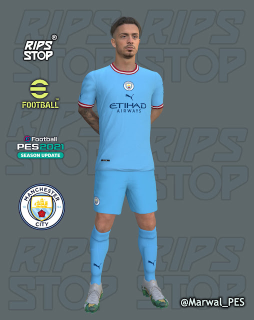Manchester City 22-23 Home Kit Leaked For eFootball PES 2021