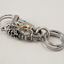 ZKK Stainless Steel Handmade Keychain Bird Keychain Men's Pendant Personality Car Series Gift Gift Pendant