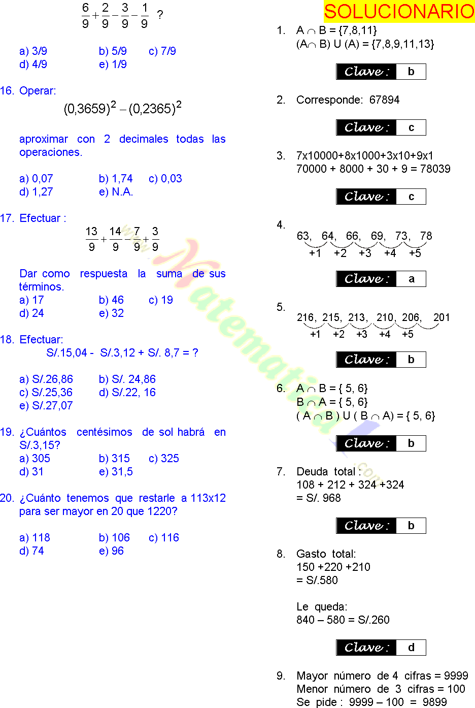 Matematicas Problemas Resueltos De Cuarto De Primaria Pdf