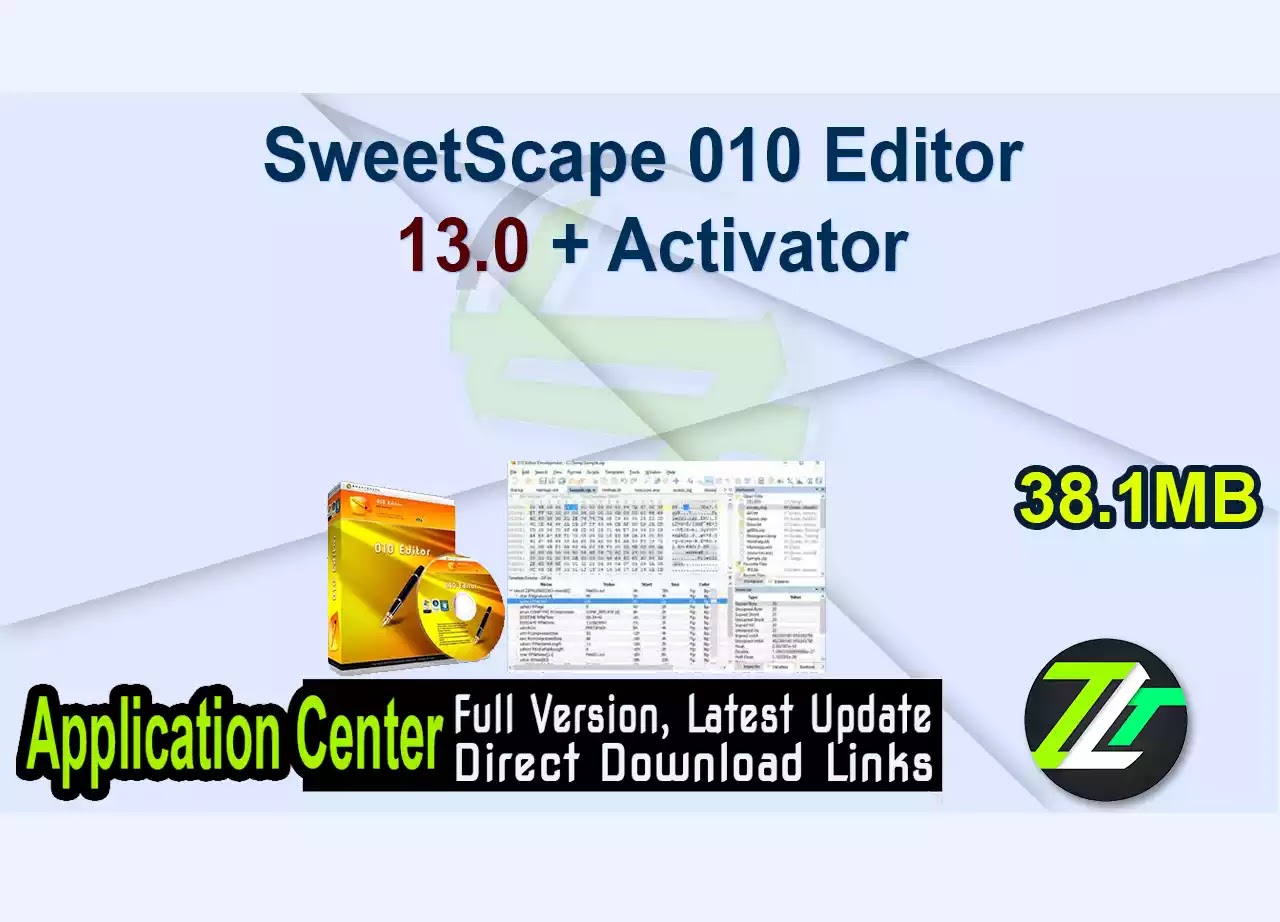 SweetScape 010 Editor 13.0 + Activator