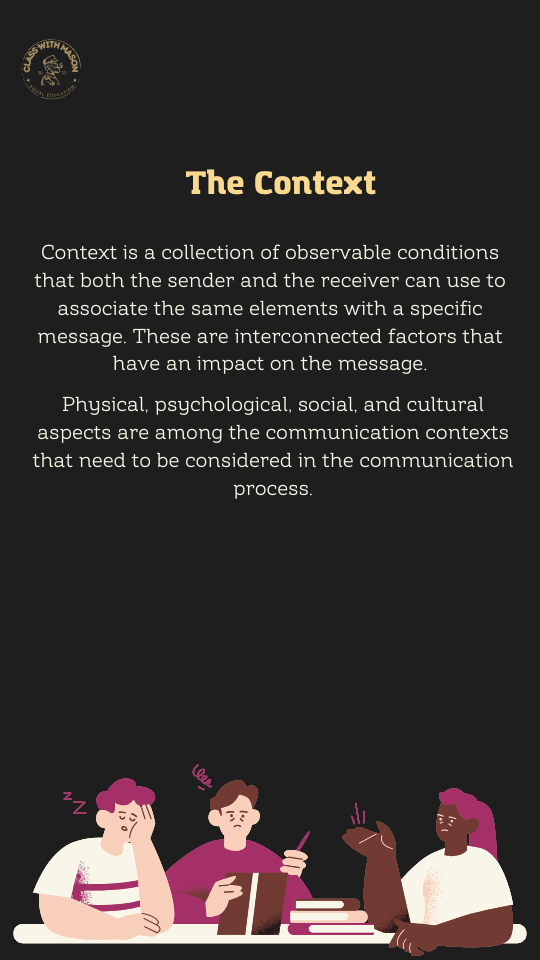 Slide 8: context in communication