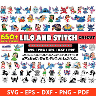 Stitch mega big bundle svg png clipart vector Files for Cricut Printable Sticker Cut File