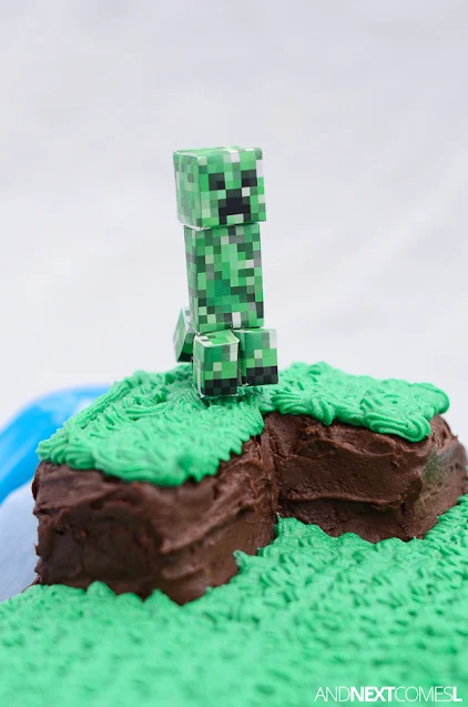 How to make a Minecraft birthday cake