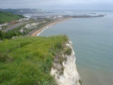 Dover Harbour, from the top of Shakespeare Cliff