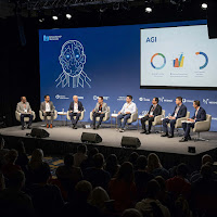 Ethical debate on AGI at a tech conference