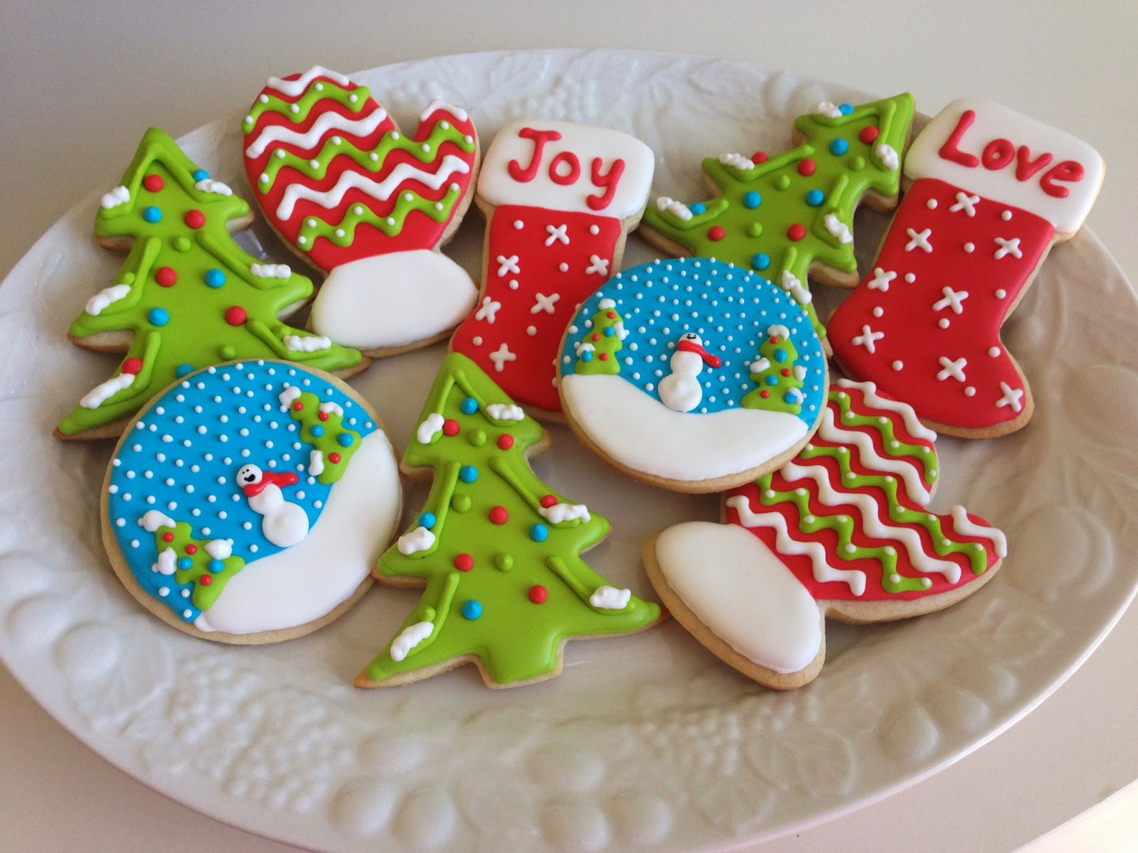 monograms & cake: Christmas Cut-Out Sugar Cookies with ...