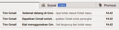 catat waktu pembuatan akun gmail anda