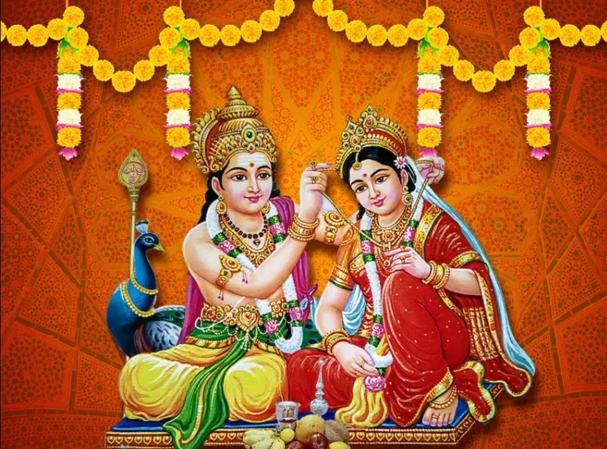 Skanda's marriage with Valli