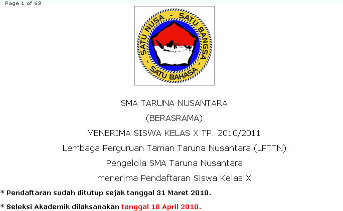 Contoh Soal Tes Psikotes Sma Taruna Nusantara Soalsoal
