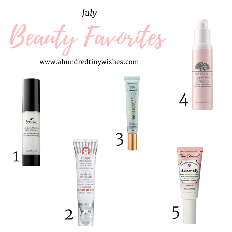 July Beauty Favorites