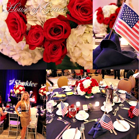 red, white, blue