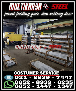 Gambar CV.Multikaryasteel Pusat Penjualan Plus Pasang Baru Dan Bekas / Seken Produk Pintu Besi Geser Lipat Jenis Pintu Harmonika Akordion Varia Atau Folding Gate Tanpa Daun Dan Produk Pintu Gulung Lipat Atas Jenis Rolling Door Bahan Produk Berkualitas Pabrik Terbaik Nomer 1 Satu Karya Anak Bangsa Indonesia Dengan Harga Jual Paling Murah Dan Bergaransi Harga Per meter Persegi M2 Terkirim Terpasang Harga Terbaru Termurah Di Awal Tahun 2021 Berlaku untuk wilayah Tangerang cikupa karawaci serpong bsd alamsutra pik bitung balaraja Jakarta Bandung Bogor Depok Serpong Bintaro Cikarang Bekasi dan wilayah jabodetabek lainnya