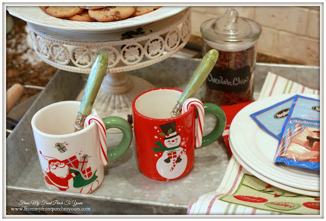  Vintage Farmhouse Christmas Kitchen-Vintage-Hot Cocoa Mugs-From My Front Porch To Yours