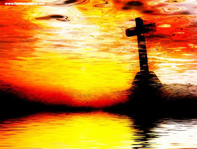 jesus on cross silhouette. more images about cross
