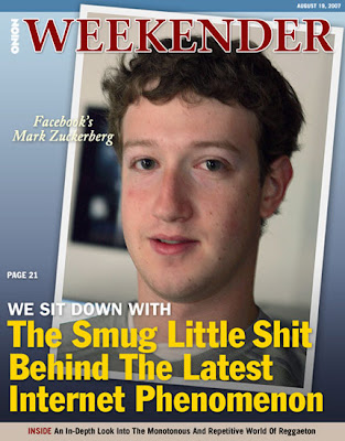 The face of Facebook Two weeks ago, EMTV featured Facebook on its popular 