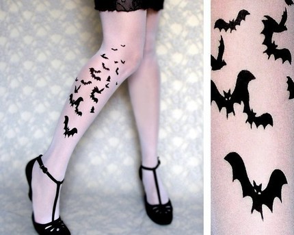 Bats thigh high tights $18