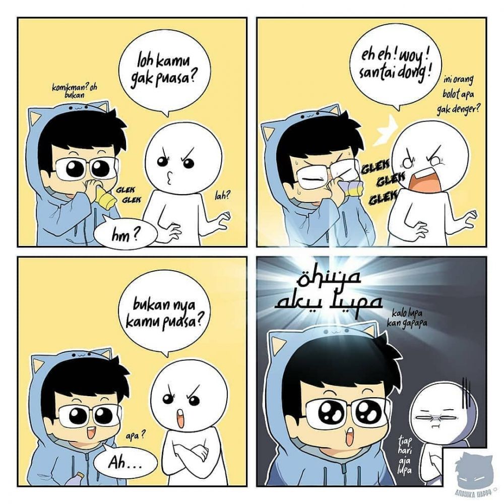 10 Komik Lucu Bulan Puasa Ini Lika Likunya Bikin Ngakak Lucu