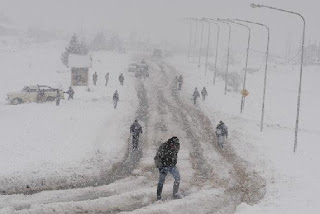 Nevasca em Bariloche