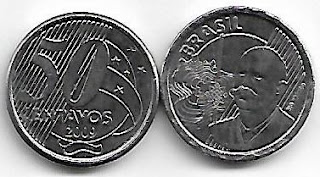 Moeda de 50 centavos, 2009