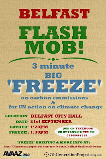 Belfast Flash Mob Freeze