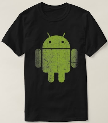 Kaos Android Developer 4 Hitam Keren