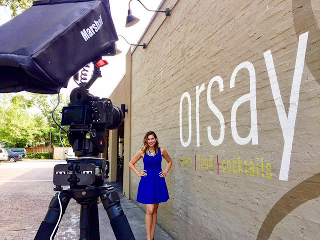 Amy West behind the scenes at Orsay with Wander Jacksonville
