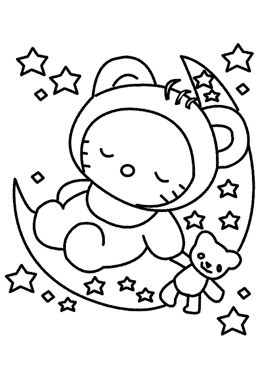 Kumpulan Gambar Hello Kitty Untuk di Warnai Anak-anak PAUD ...