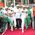 Photos: President Jonathan leads athletes, politicians on fitness exercise