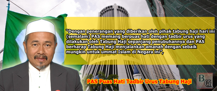 PAS Puas Hati Tadbir Urus Tabung Haji - Tuan Ibrahim ...