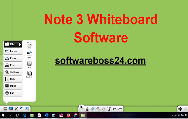 Note 3 Whiteboard software