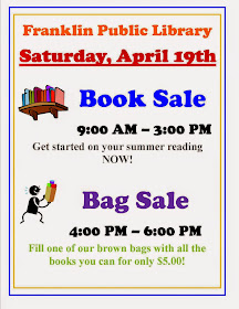 Library Book and Bag Sale  - Apr 19