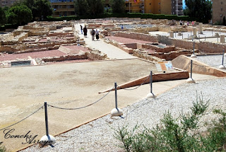 Recinto de las ruinas de Lucentum, en el Tossal de Manises de Alicante.