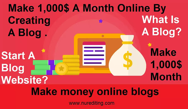 How To Make $1,000 Per Month From Your Blog ?, #BloggingTips, Make money online blogs