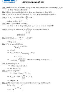 7 đề trắc nghiệm môn hóa có lời giải chi tiết - Sách 123 Full
