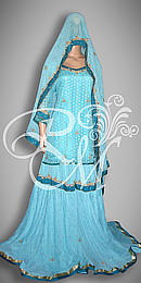 Arayesh-Turquoise Green Gharara #02