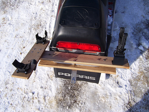 Snowmobile Ice Auger Carrier2