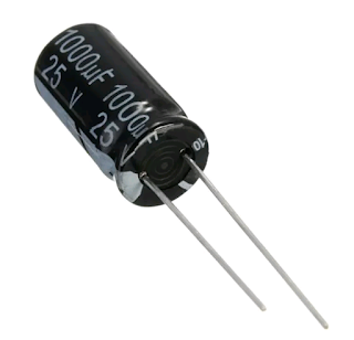 CAPACITOR 1000UF 25V ELECTROLITICO CONDENSADOR ARDUINO