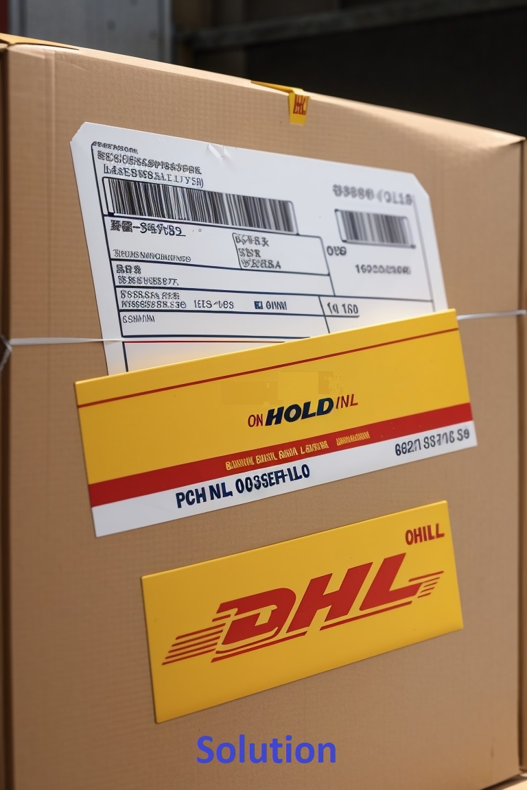 DHL shippent on hold