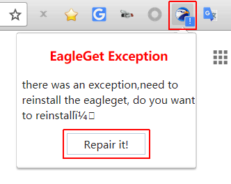 EagleGet Exception