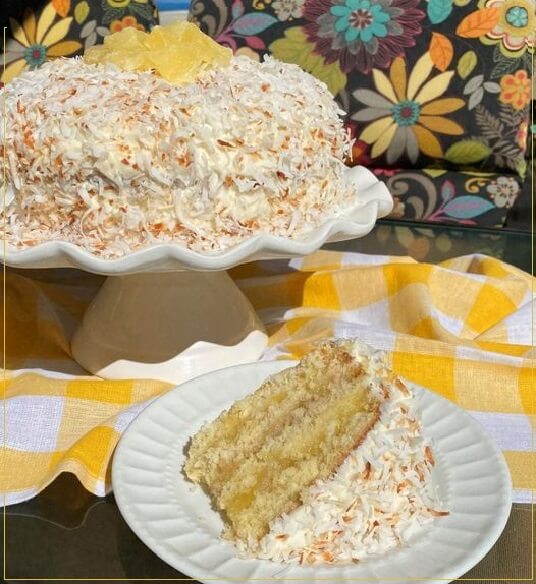 Pineapple Coconut Cake