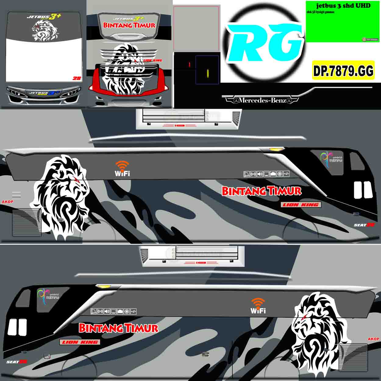 gambar livery bus bintang timur