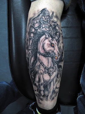 sagitarius tattoos tribal half sleeve. sagitarius tattoos