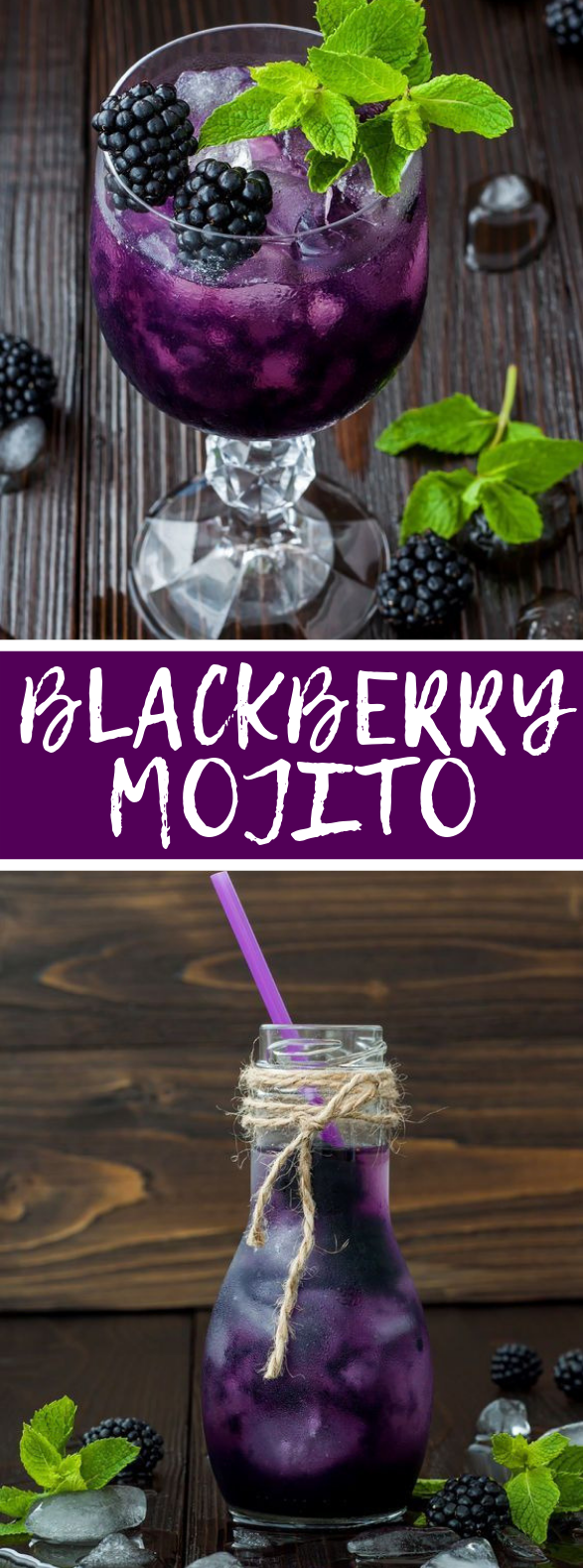 How to make a Blackberry Mojito #drinks #cocktails