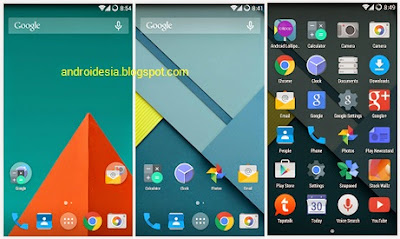 Tema Android Lollipop Aplikasi Theme mirip Nexus 6