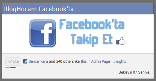 Zaman Ayarlı Popup Facebook Beğen Kutusu