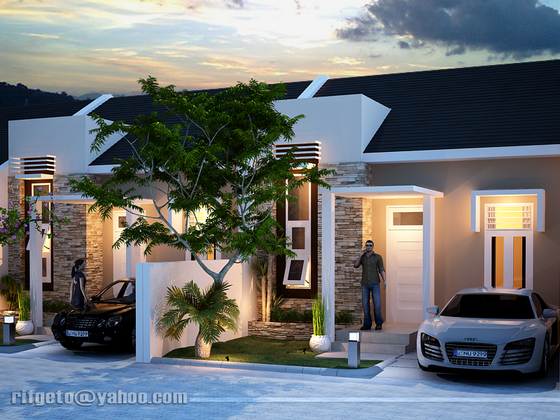  Desain  Rumah  Etnik Modern Rumah  Minimalis Terbaru